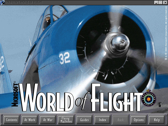 Microsoft World of Flight Title Screen (1995)